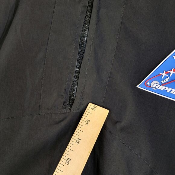 RIPNDIP MENS SIZE S GALAXY GYPSY ANORAK JACKET BLACK HOODED STARS CAT - Picture 5 of 15